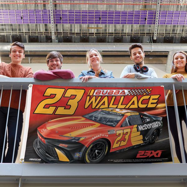 Bubba Wallace 2024 McDonald's #23 One-Sided NASCAR 3x5 Flag