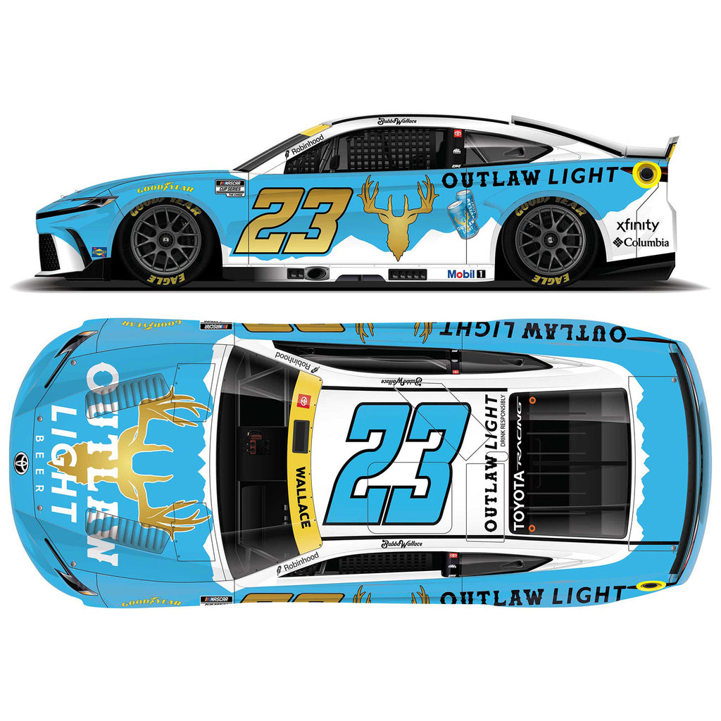 Bubba Wallace Outlaw Light 1:64 2026 Diecast Car #23 NASCAR