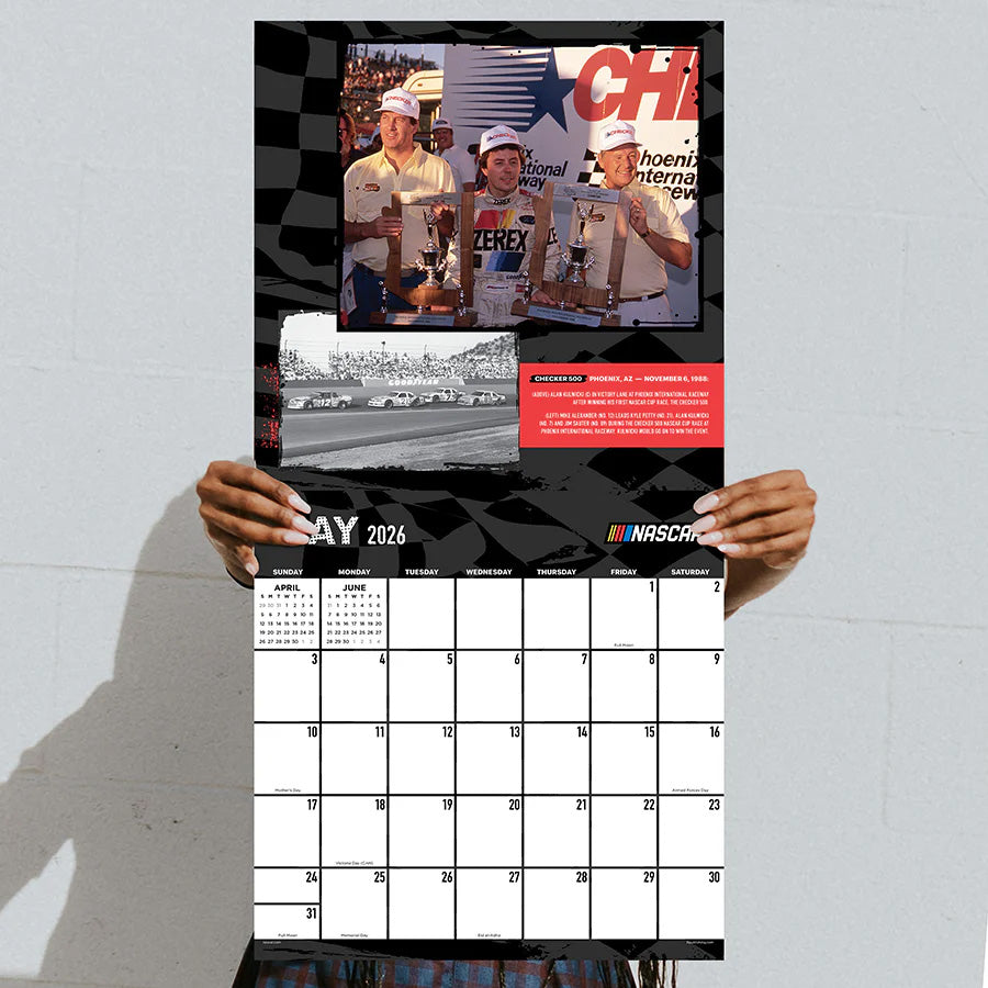 NASCAR Best Races 2026 Wall Calendar