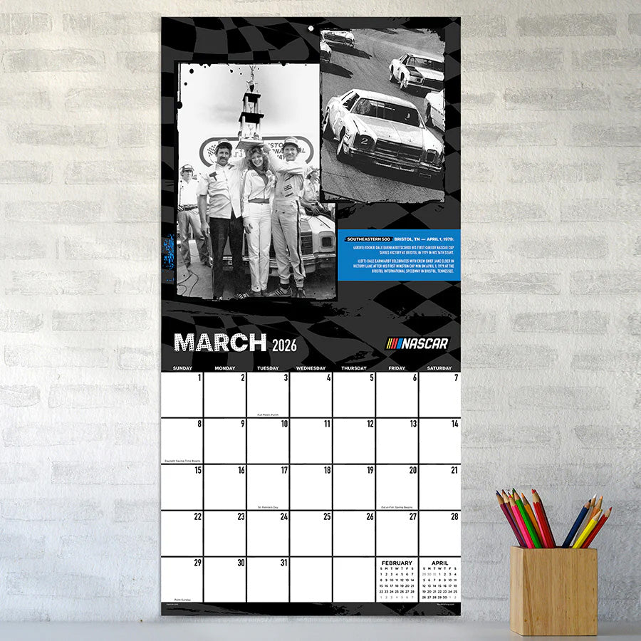 NASCAR Best Races 2026 Wall Calendar