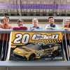 Christopher Bell 2025 DeWalt #20 Car 3x5 Flag NASCAR