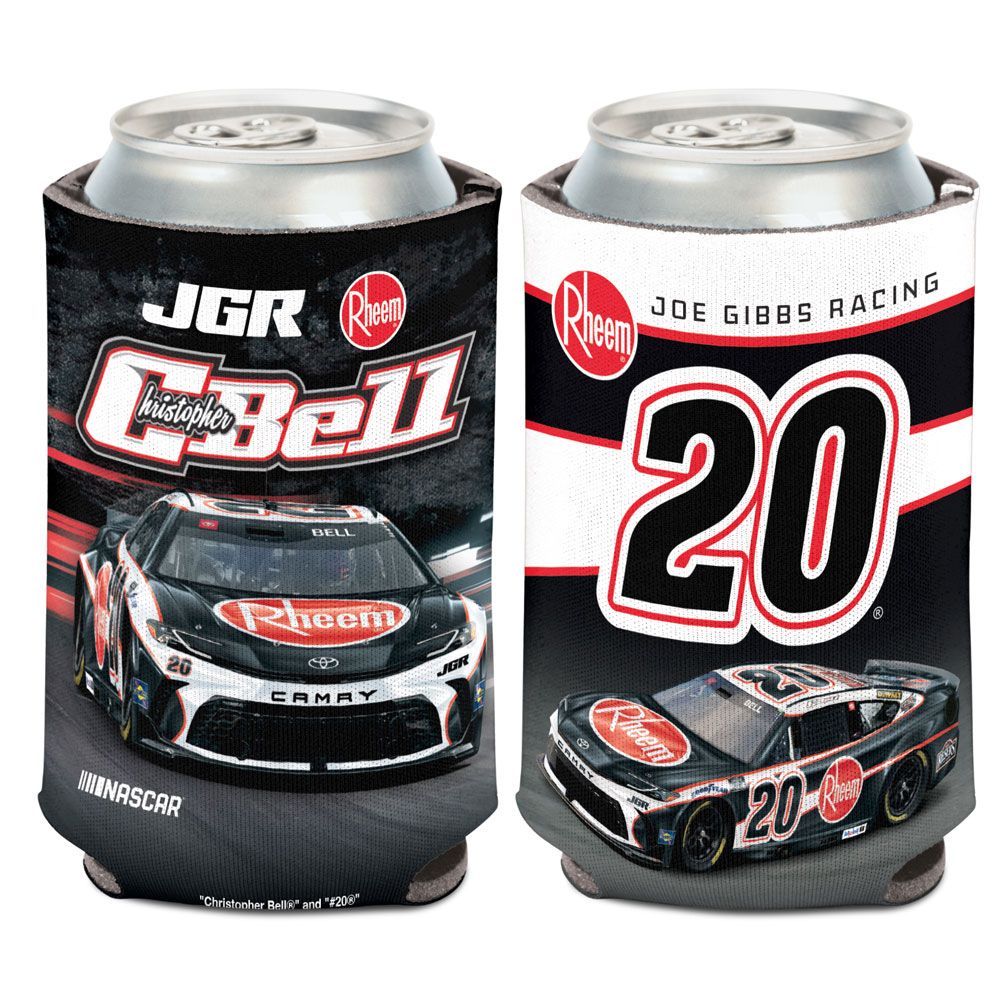 Christopher Bell 2025 Rheem #20 Can Hugger 12oz Cooler NASCAR