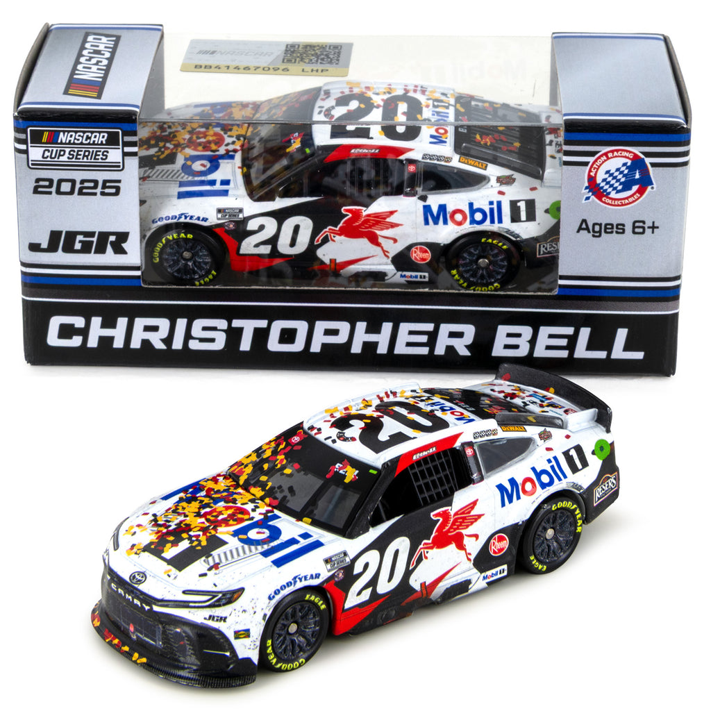 Christopher Bell North Wilkesboro All-Star Race Win 1:64 Standard 2025 Diecast Car #20 NASCAR Mobil 1
