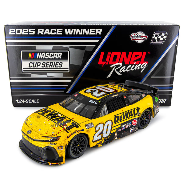 Christopher Bell Atlanta Race Win 1:24 Standard 2025 Diecast Car #20 Dewalt NASCAR