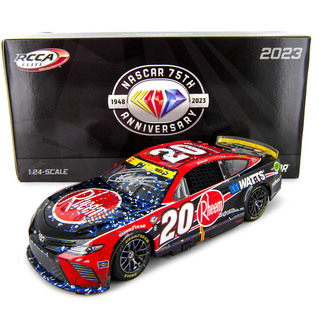 Christopher Bell Autographed ELITE Homestead-Miami Race Win 1:24 2023 Diecast Car Hand Signed #20 NASCAR