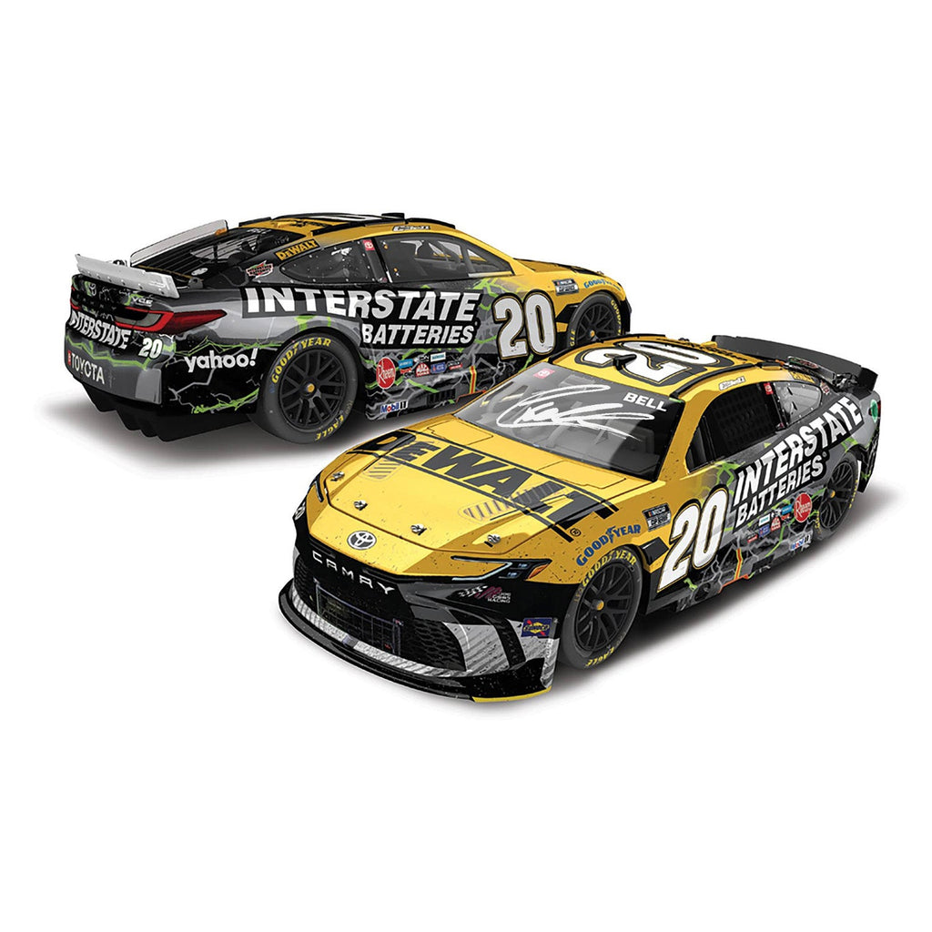 Christopher Bell Autographed Daytona Duel 2 Race Win 1:24 Standard 2024 Diecast Car #20 DeWalt NASCAR