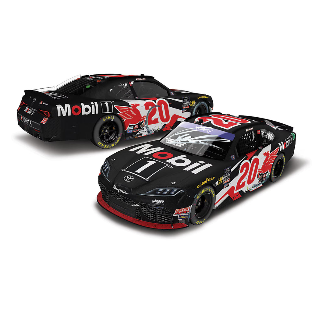 Christopher Bell Autographed New Hampshire Xfinity Series Race Win 1:24 Standard 2024 Diecast Car Mobil 1 #20 NASCAR
