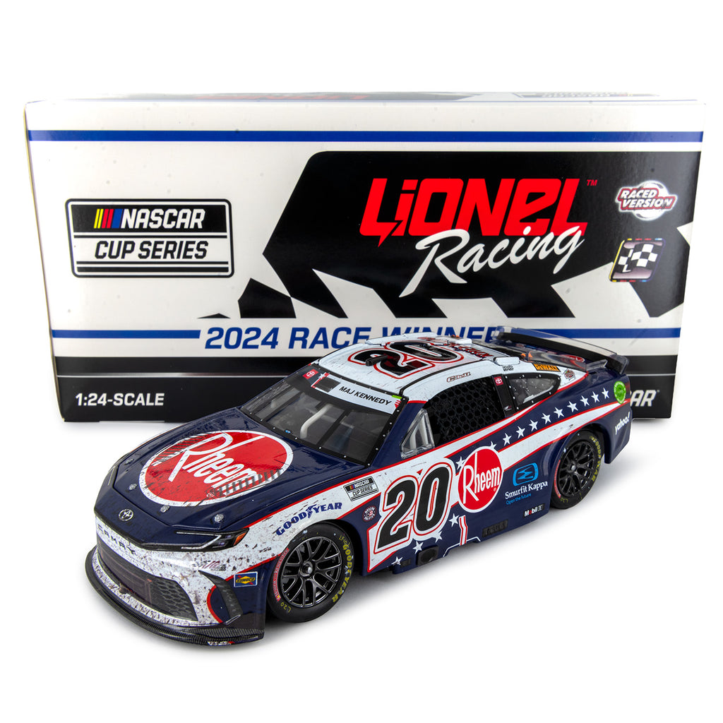 Christopher Bell Charlotte Coca-Cola 600 Race Win 1:24 Standard 2024 Diecast Car Rheem #20 NASCAR