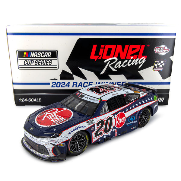 Christopher Bell Charlotte Coca-Cola 600 Race Win 1:24 Standard 2024 Diecast Car Rheem #20 NASCAR