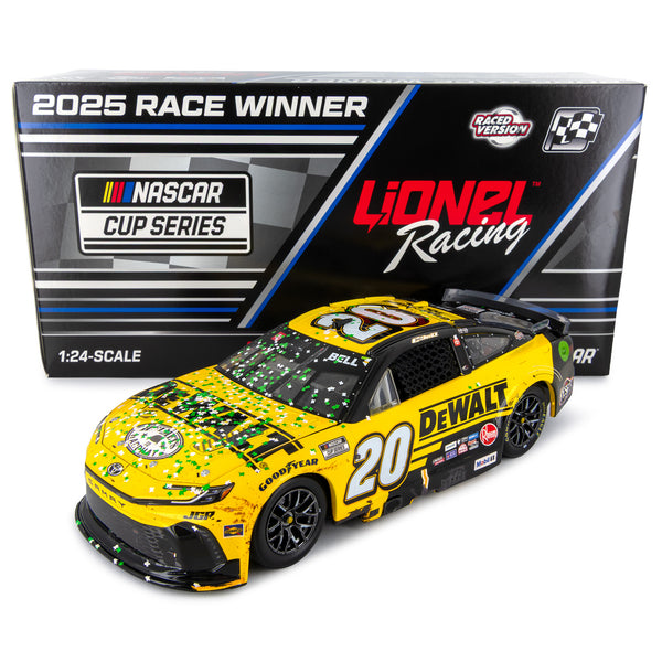 Christopher Bell COTA Race Win 1:24 Standard 2025 Diecast Car Dewalt #20 NASCAR