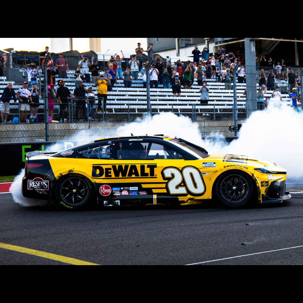 Christopher Bell COTA Race Win 1:24 Standard 2025 Diecast Car Dewalt #20 NASCAR
