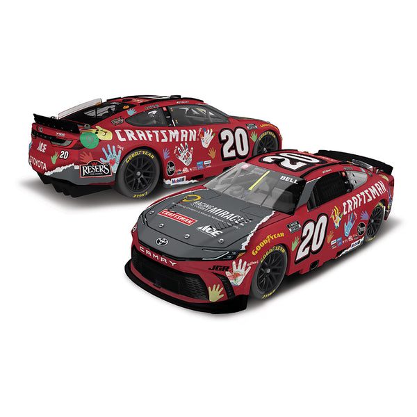 Christopher Bell Craftsman / Racing for a Miracle 1:24 Standard 2025 Diecast Car #20 NASCAR