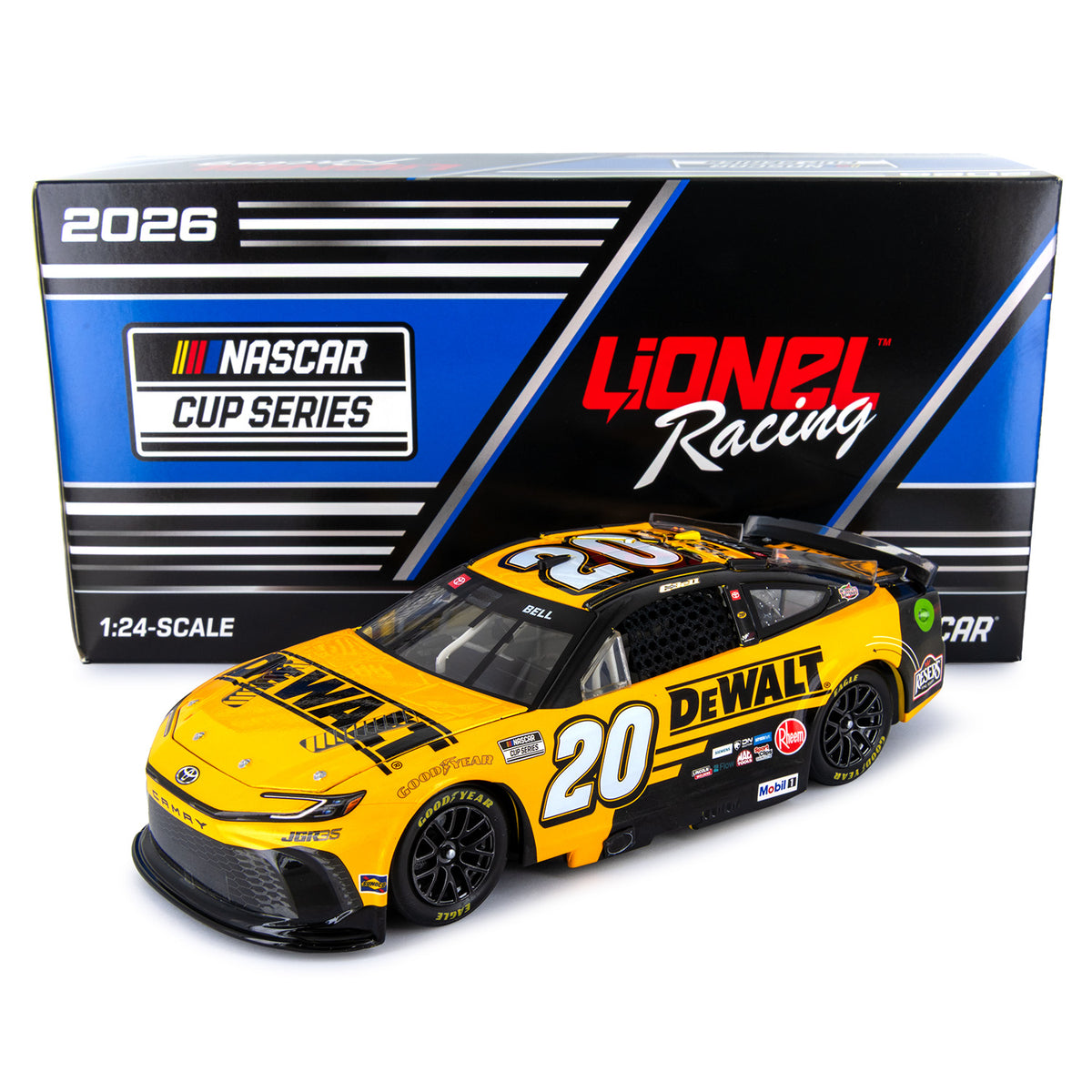 Christopher Bell DeWalt 1:24 Standard 2026 Diecast Car– RacingUSA