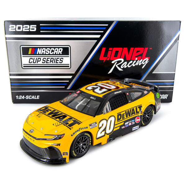 Christopher Bell DeWalt 1:24 Standard 2025 Diecast Car #20 NASCAR