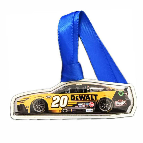 Christopher Bell 2025 Pewter Car Christmas Ornament