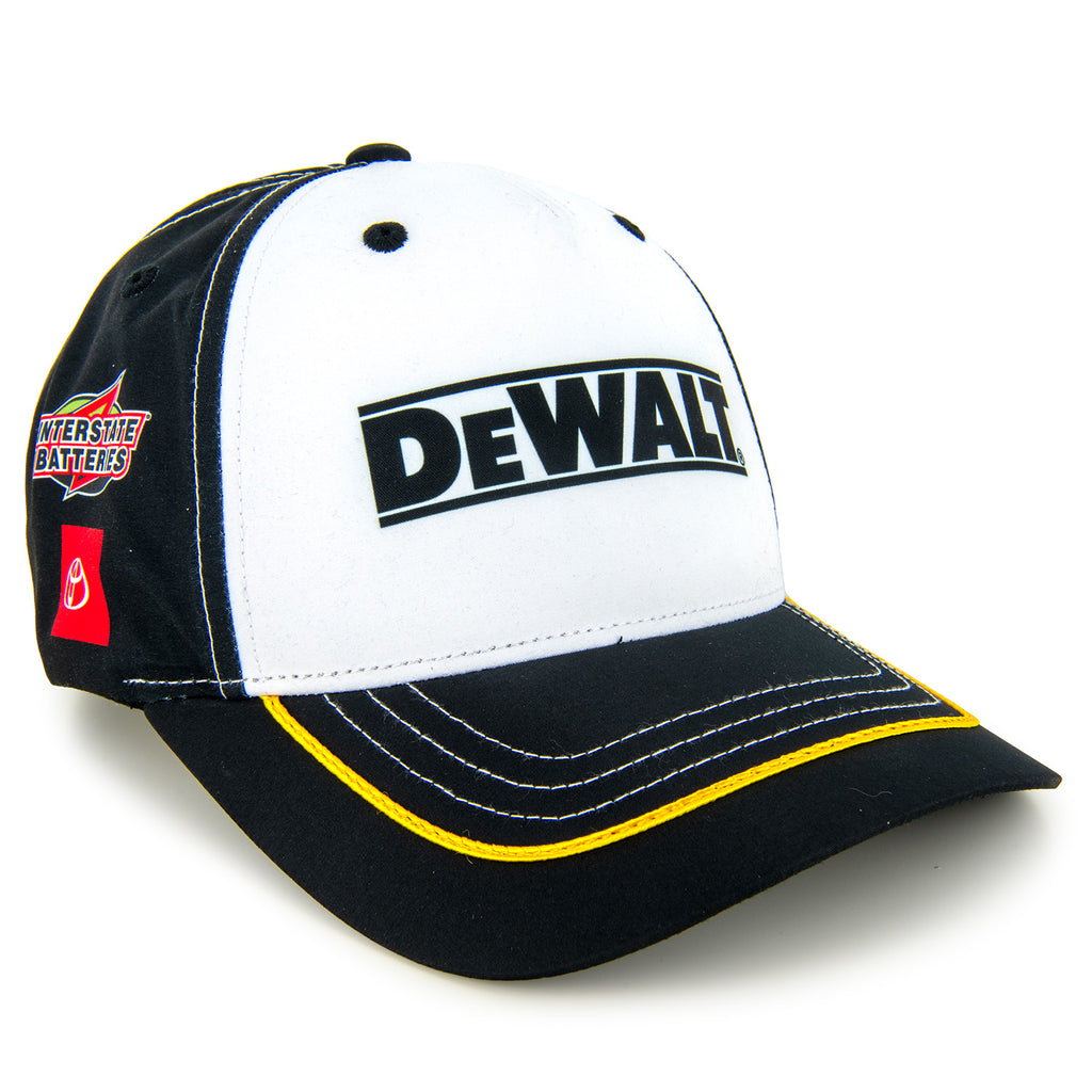 Christopher Bell 2024 DeWalt Racing Uniform Pit Hat Black/White #20 NASCAR