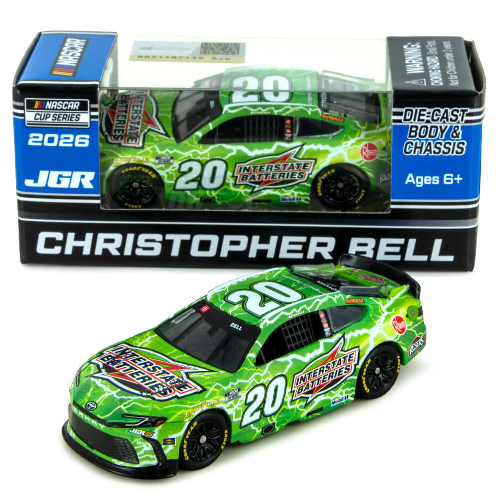 Christopher Bell Interstate Batteries 1:64 2026 Diecast Car #20 NASCAR