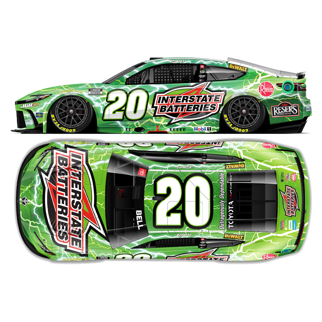 Christopher Bell ELITE Interstate Batteries 1:24 2026 Diecast Car #20 NASCAR