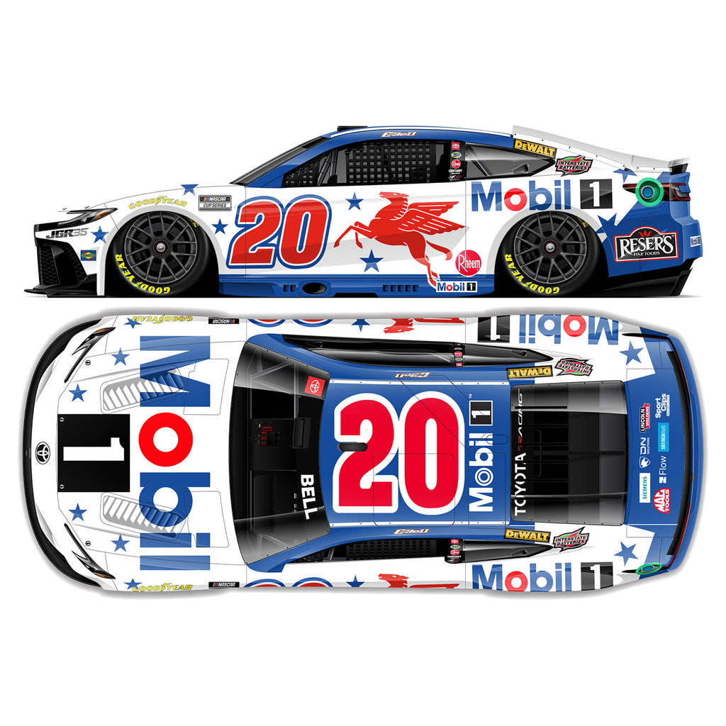 Christopher Bell ELITE Mobil 1 1:24 2026 Diecast Car #20 NASCAR