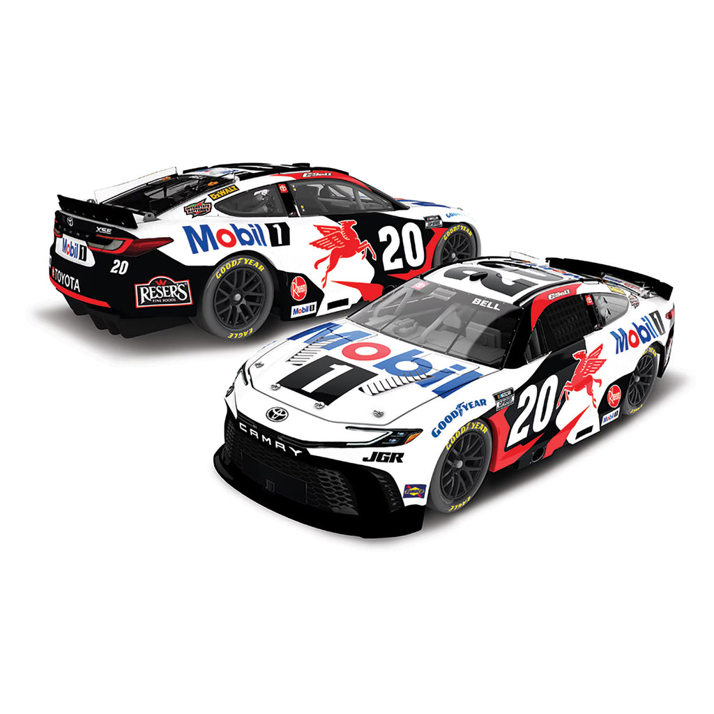 Christopher Bell ELITE Mobil 1 1:24 2025 Diecast Car #20 NASCAR