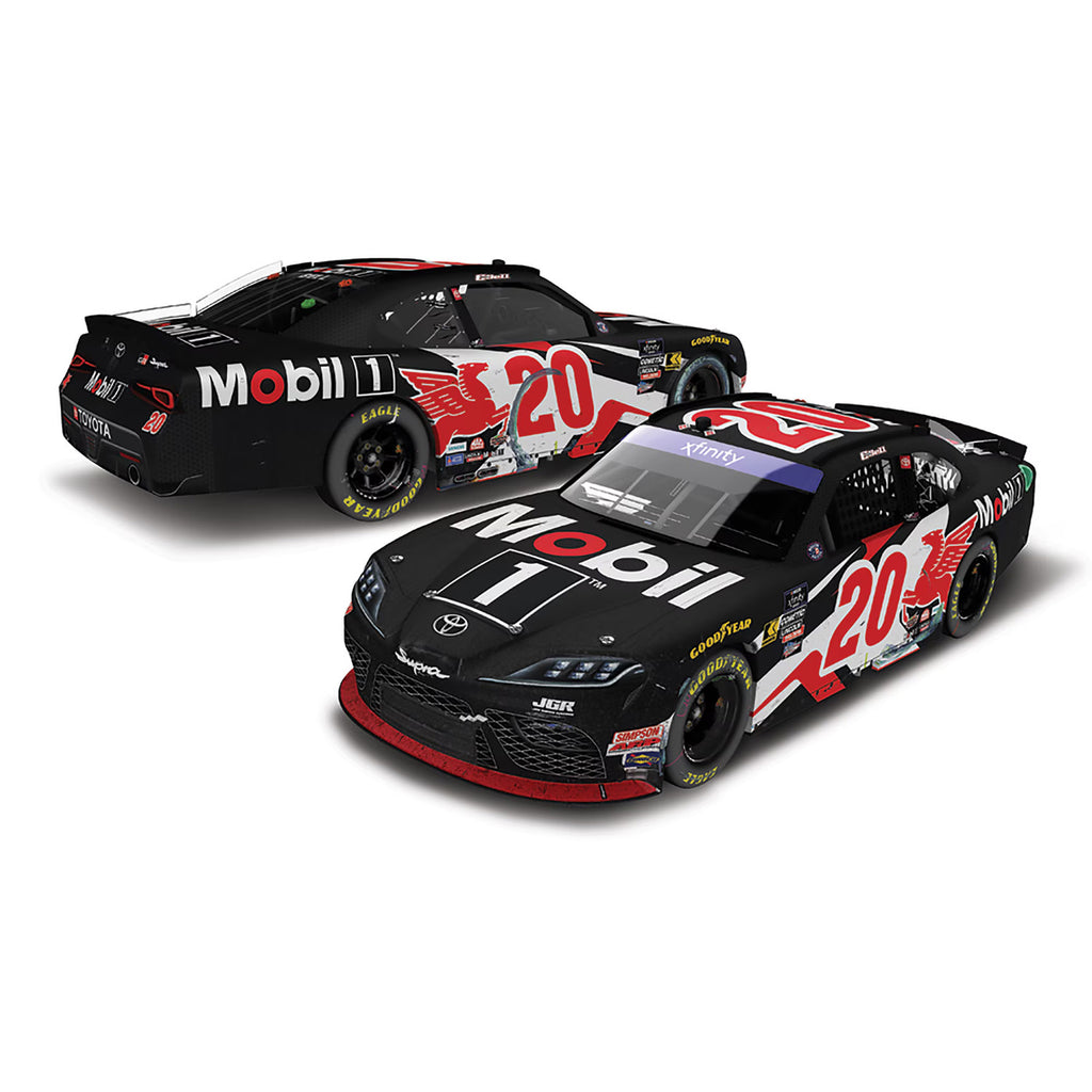 Christopher Bell New Hampshire Xfinity Series Race Win 1:24 Standard 2024 Diecast Car Mobil 1 #20 NASCAR