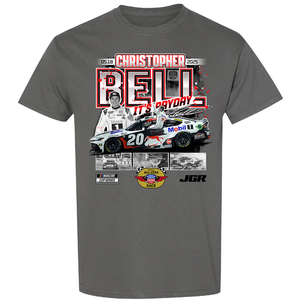 Christopher Bell 2025 North Wilkesboro All-Star Race Win T-Shirt #20 NASCAR