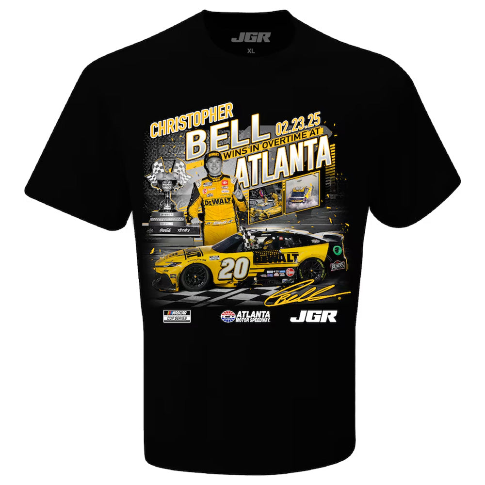 Christopher Bell 2025 Atlanta Race Win T-Shirt Dewalt #20 Nascar