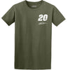Christopher Bell 2026 Military Green #20 Born in the USA T-Shirt NASCAR