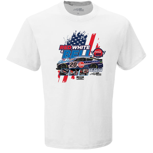 Christopher Bell 2024 Charlotte Coca-Cola 600 Race Win T-Shirt #20 NASCAR
