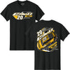 Christopher Bell 2026 DeWalt Black 2-Spot T-Shirt #20 NASCAR