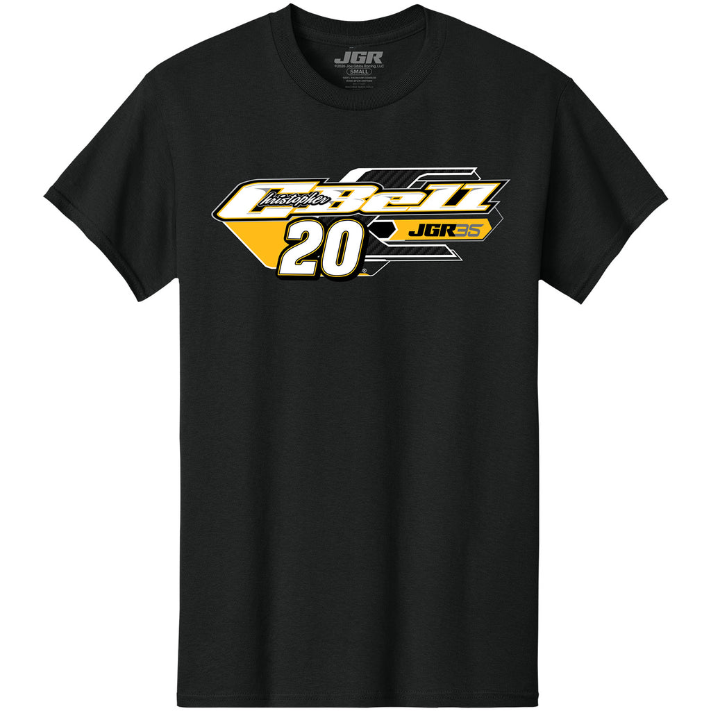 Christopher Bell 2026 DeWalt Black 2-Spot T-Shirt #20 NASCAR