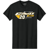 Christopher Bell 2026 DeWalt Black 2-Spot T-Shirt #20 NASCAR