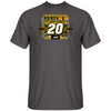 Christopher Bell 2025 DeWalt Charcoal 2-Spot T-Shirt Gray #20 NASCAR