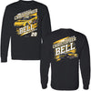 Christopher Bell 2025 Long Sleeve DeWalt Draft T-Shirt Black #20 NASCAR