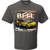 Christopher Bell 2025 DeWalt Patriotic Charcoal 2-Spot T-Shirt Gray #20 NASCAR