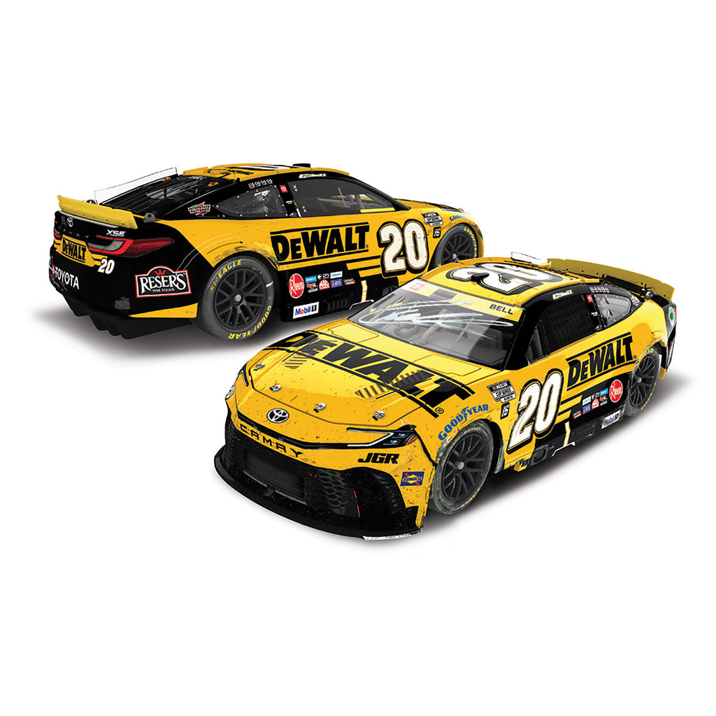 Christopher Bell Autographed Bristol Race Win 1:24 Standard 2025 Diecast Car #20 NASCAR