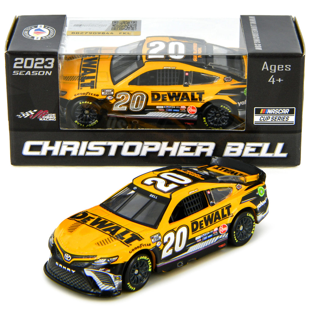 Christopher Bell DeWalt 1:64 Standard 2023 Diecast Car #20 NASCAR