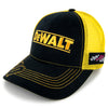Christopher Bell DeWalt #20 Sponsor Trucker Mesh NASCAR Hat Black/Yellow NASCAR