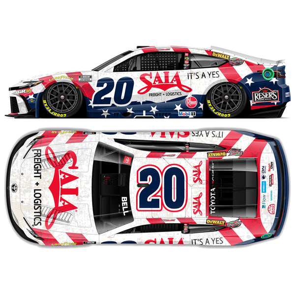 Christopher Bell SAIA Patriotic 1:64 2026 Diecast Car #20 NASCAR