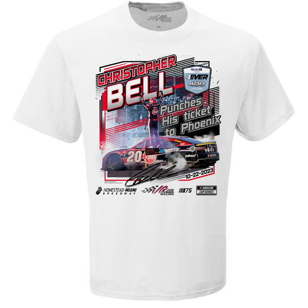 Christopher Bell 2023 Homestead-Miami Race Win T-Shirt #20 Rheem NASCAR