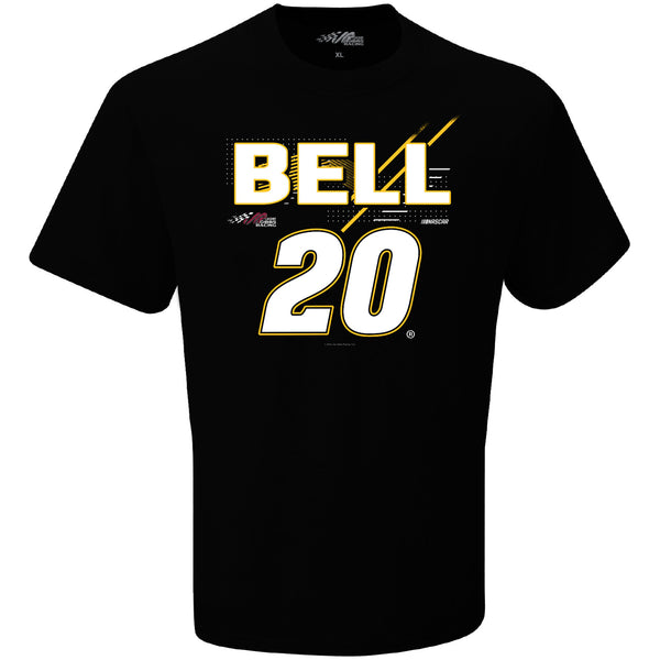 Christopher Bell 2024 Name and #20 T-Shirt Black NASCAR