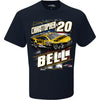 Christopher Bell 2024 Patriotic DeWalt Car T-Shirt Blue #20 NASCAR