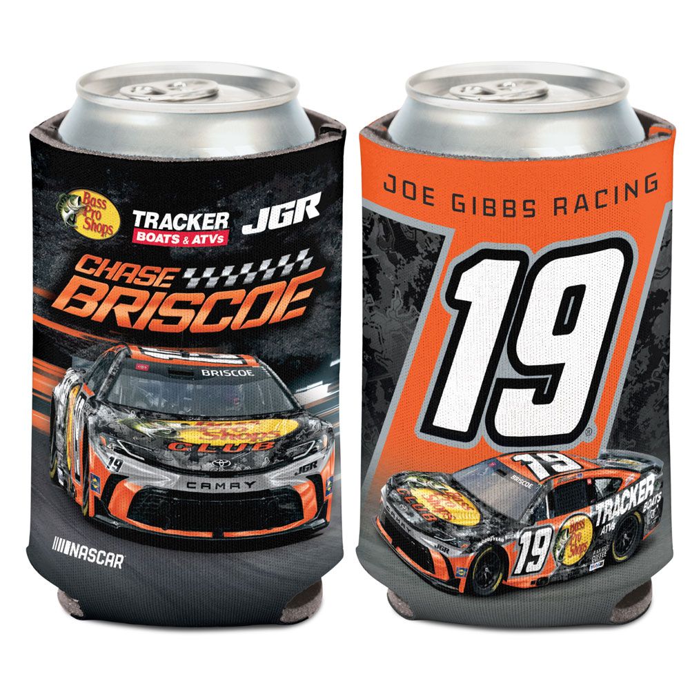 Chase Briscoe 2025 Bass Pro Shops #19 Can Hugger 12oz Cooler NASCAR