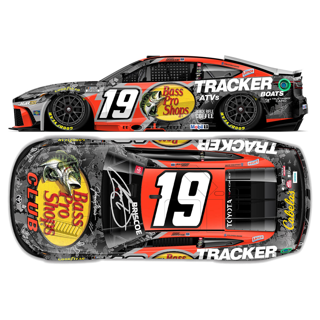 Chase Briscoe Autographed Bass Pro Shops 1:24 Standard 2026 Diecast Car #19 NASCAR