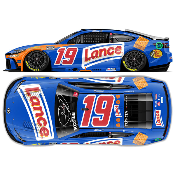 Chase Briscoe Autographed Lance 1:24 Standard 2026 Diecast Car #19 NASCAR