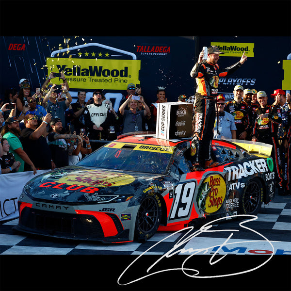 Chase Briscoe Autographed Talladega Race Win 1:24 Standard 2025 Diecast Car #19 NASCAR