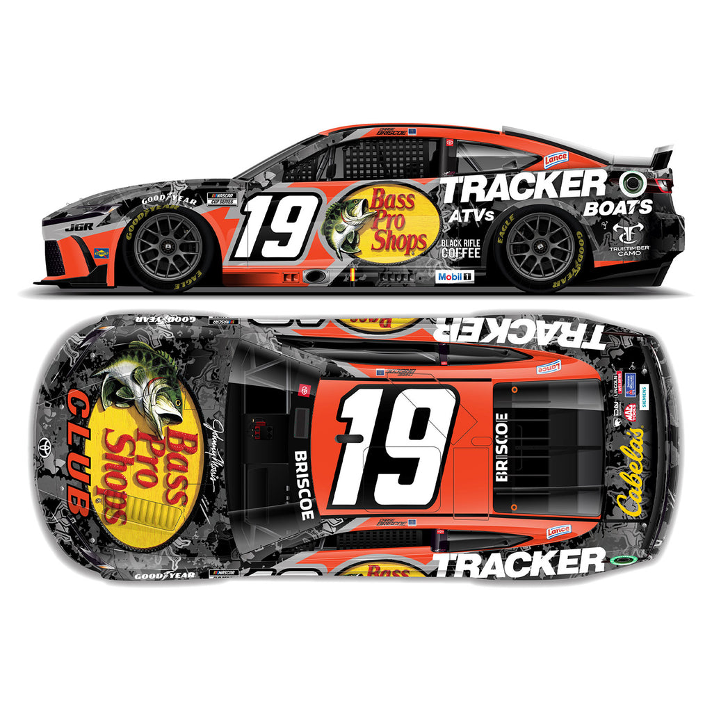 Chase Briscoe ELITE Bass Pro Shops 1:24 2025 Diecast Car #19 NASCAR