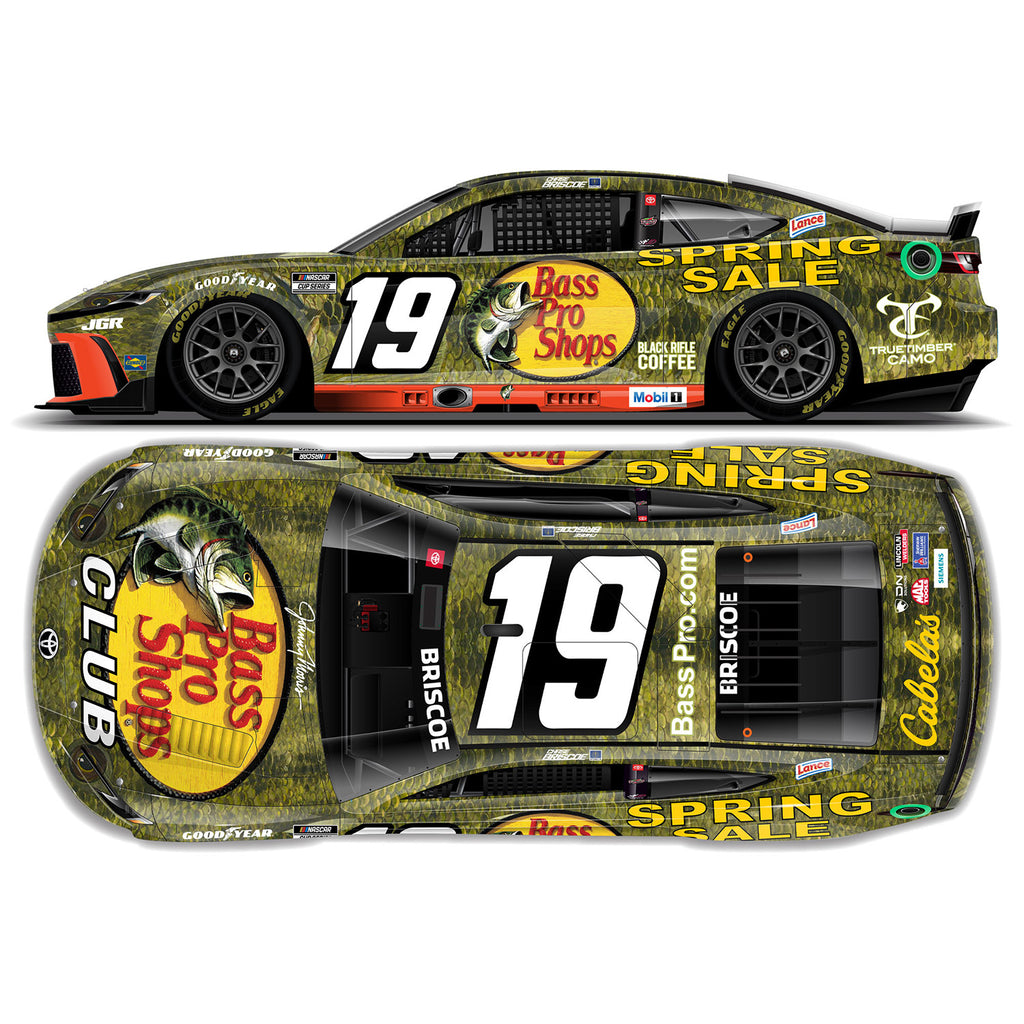 Chase Briscoe Bass Pro Shops Spring Fishing Classic 1:24 Standard 2025 Diecast Car #19 NASCAR