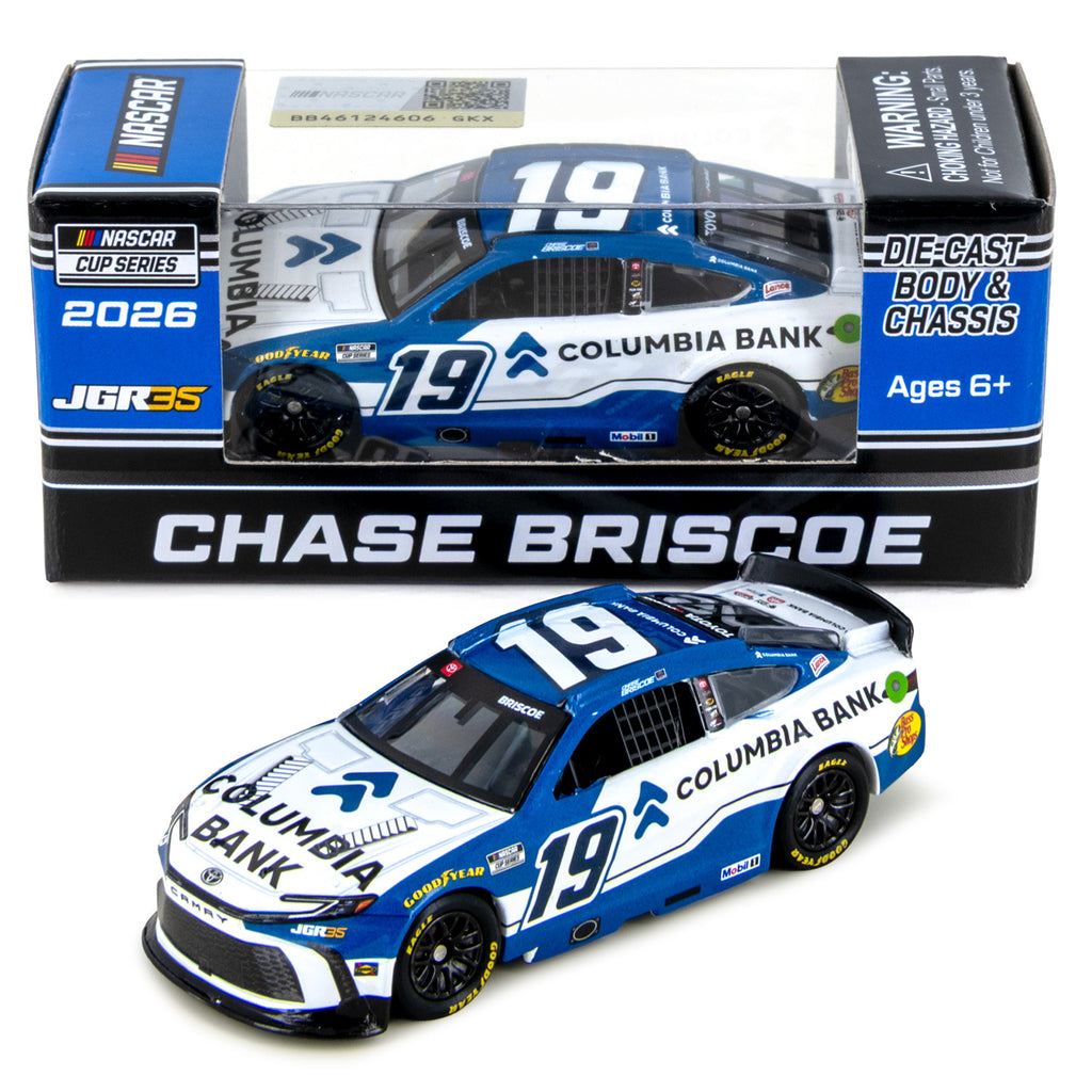 Chase Briscoe Columbia Bank 1:64 2026 Diecast Car #19 NASCAR