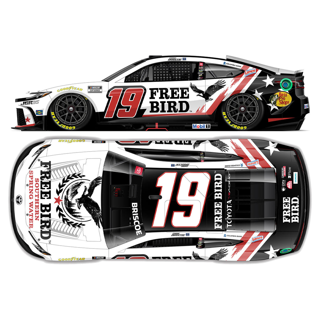 Chase Briscoe Free Bird 1:24 Standard 2026 Diecast Car #19 NASCAR